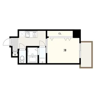 CLASS HILLS 新深江【2階】の間取り