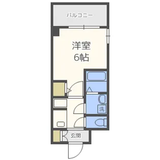 M-RESIDENCE新大阪Garden【6階】の間取り