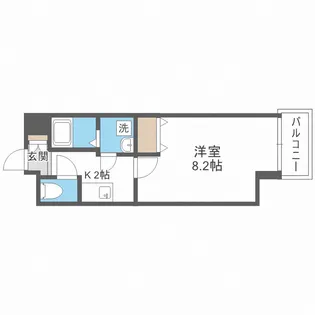 Y&Rino Residence【8階】の間取り