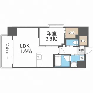 アバンティうめきた【3階】の間取り