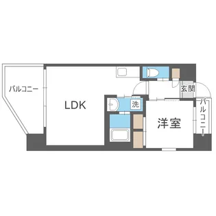 プレジオ玉造【9階】の間取り