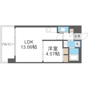 プレジオ玉造【3階】の間取り