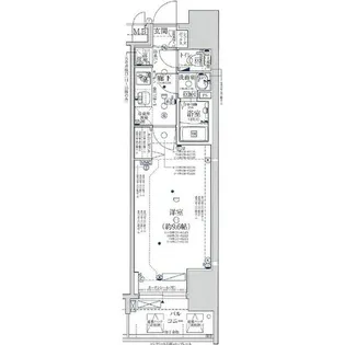 ソルテラスNAMBAフロント【3階】の間取り
