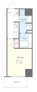 AKASHI ENTERPRISE【6階】の間取り