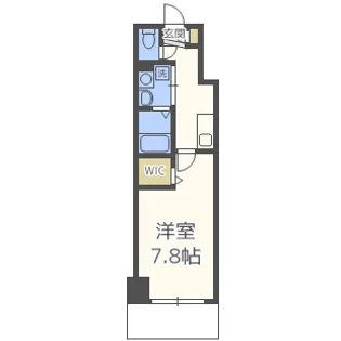 ブランシュ京橋【3階】の間取り
