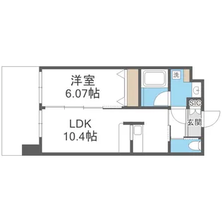 Dimus福島【2階】の間取り