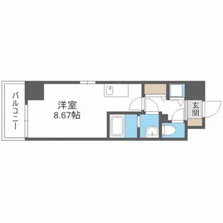 JMFレジデンス大阪福島【3階】の間取り