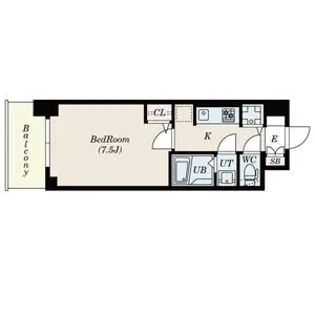 S-RESIDENCE江坂Eminence【12階】の間取り