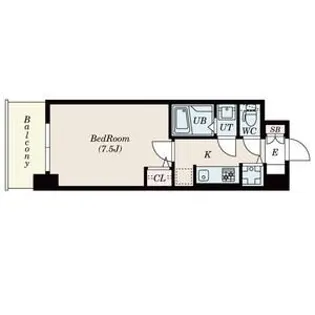 S-RESIDENCE江坂Eminence【3階】の間取り