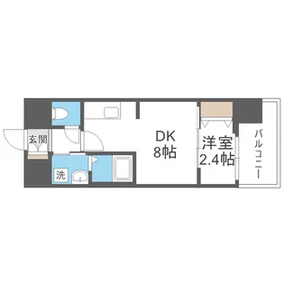 アドバンス大阪アネラ【2階】の間取り