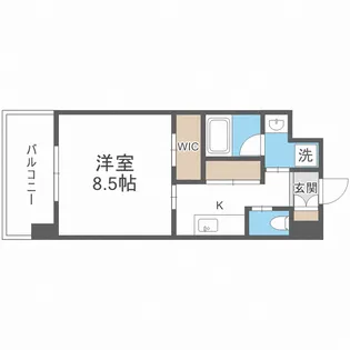 PHOENIX Clove Tomoi【10階】の間取り