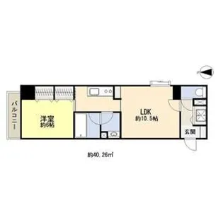 サージュ天王寺【10階】の間取り