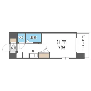 エスリード東梅田【5階】の間取り