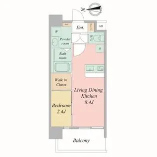 セレニテ梅田北アリエ壱番館【10階】の間取り