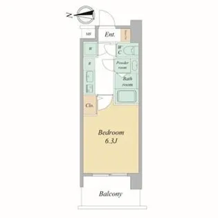 セレニテ梅田北アリエ壱番館【5階】の間取り