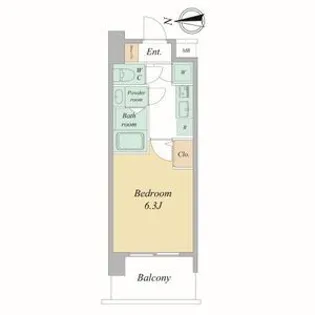 セレニテ梅田北アリエ壱番館【2階】の間取り