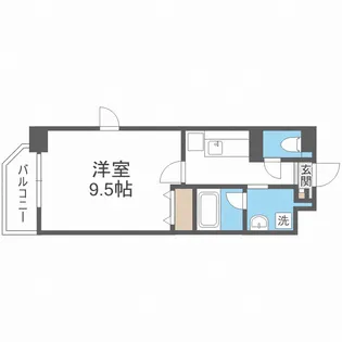 コンフォート弁天【3階】の間取り