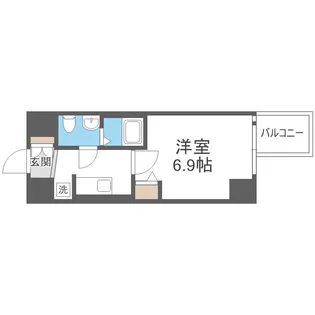 エスリード京橋グランテラス【8階】の間取り