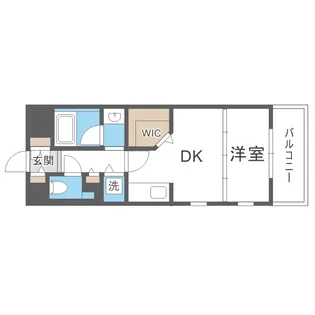 レジデンス本町靭公園【14階】の間取り