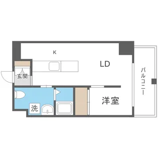 アイボリーポワント難波WEST【10階】の間取り