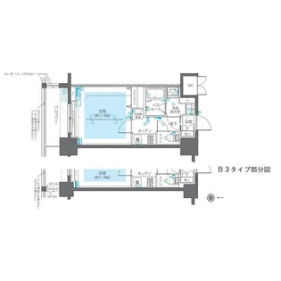 ZOOM江坂公園【10階】の間取り