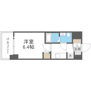エグゼ大阪DOME CITYシエル【1階】の間取り