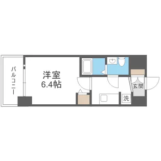 エグゼ大阪DOME CITYシエル【8階】の間取り