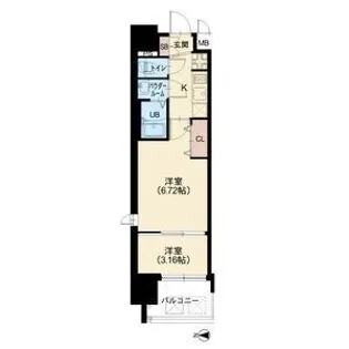 AELL OSAKA EAST【9階】の間取り