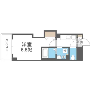 みおつくし大池橋【8階】の間取り