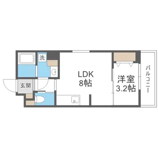 S-MOVE都島EAST【2階】の間取り
