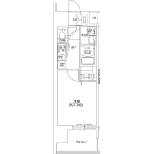 Louis Residence 天王寺町北【8階】の間取り