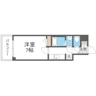 D.Clarest玉造【5階】の間取り