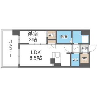 アーバンパーク御幣島【8階】の間取り