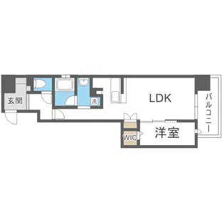 Park Lane Kujo【9階】の間取り