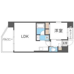 プレジオ玉造【7階】の間取り