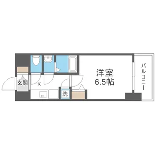 ベイサイドパークOSAKAノースレジデンシス【803号室】の間取り