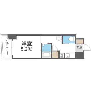 シャトー・デ・シリウス【7階】の間取り
