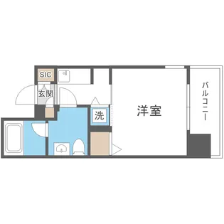 Allier大阪城北【9階】の間取り