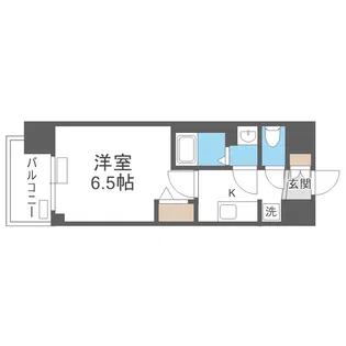 クリスタルグランツBAYフロンティア【2階】の間取り