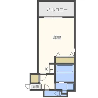グランピア江戸堀【3階】の間取り
