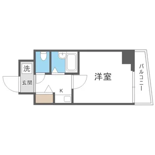 大国町青山ビル別館【10階】の間取り