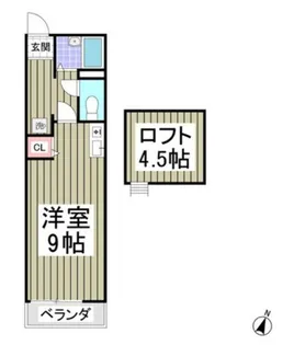 メゾン宮原【1階】の間取り