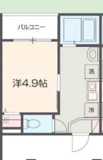 埼玉県川口市西青木2丁目【アパート】の間取り