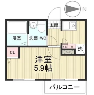 ブルーム浦和元町【2階】の間取り