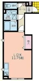 パルモア東大宮【1階】の間取り