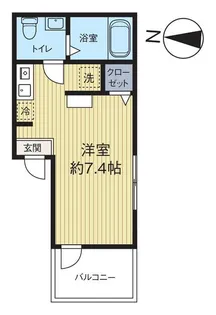 MELDIA大宮B【1階】の間取り