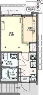 KEIAI RESIDENCE東大宮【2階】の間取り