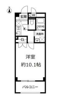 アンプルール フェール Surie【2階】の間取り