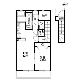アムール新町【2階】の間取り