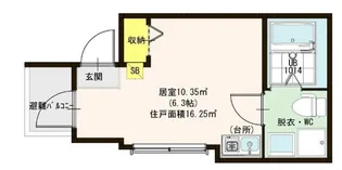 ハーモニーテラス青井Ⅵ【2階】の間取り